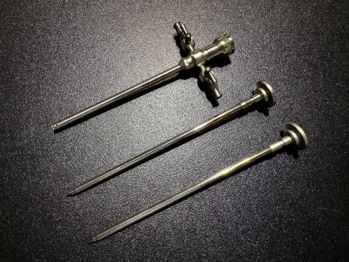 Photo of Stryker 747-031-550 Rotating Arthroscopic Cannula, Obturator & Trocar, 5.8mm