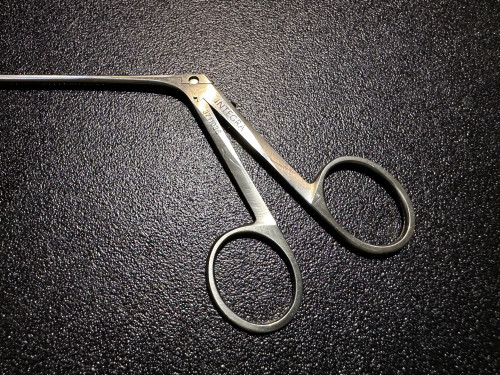 Handle photo of Integra 3711036 Struempel Pediatric Forceps, ANG Up 45°, 2.4mm