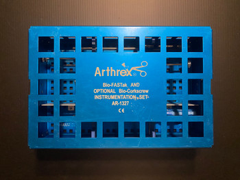 Arthrex AR-1327 Bio-Fast and Bio-Corkscrew Instrument Tray