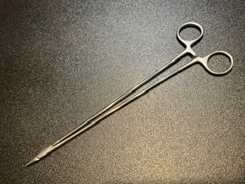 Scanlan 6006-40 Micro Needle Holder, Diamond Dust Jaws, 10