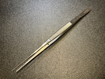 Scanlan 4004-50 DeBakey Forceps, Straight, 2mm Tip, 9.5