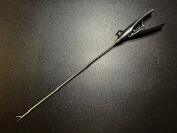 Aesculap PL405R Laparoscopic Durogrip TC Needle Holder, CVD Left