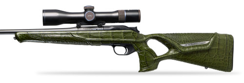 Green Alligator Skin Rifle