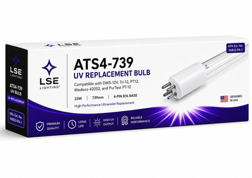 Product image of ATS4-739 33W 739mm 4-Pin UV Replacement Lamp