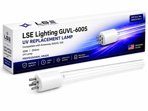 LSE Lighting GUVL-600S 30W UV Lamp Intended for GAUVL-10S GAUV-10SM | Designed in USA 