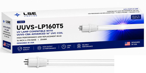 LSE Lighting UUV-LP160T5 UV Bulb UUVLP160T5 for use with for Clear Blue 