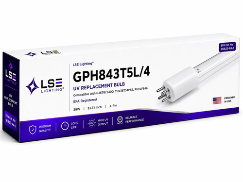 LSE Lighting 40W UV-C Bulb for use with Alpine UV Clarifier PLUV1080 PUVLF846 