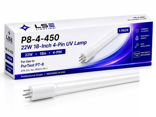 LSE Lighting P8-4-450 22W UV Lamp Intended for PurTest PT-8 