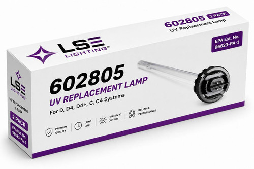 LSE Lighting 602810-002LPHO Equivalent UV lamp for Trojan C C4 D D4 Plus 