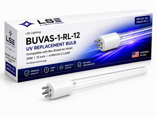LSE Lighting BUVAS-1-RL-12 UV-C UV lamp for Bio-Shield Air BUVAS-RL-12 