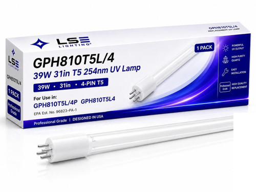 LSE Lighting 05-0319-1 Equivalent UV Lamp for Neptune WTA-15 GPH810T5L/4 