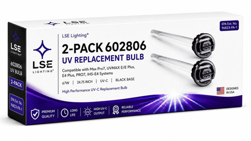  LSE Lighting 2 Bulbs UV Lamps for Trojan Max Pro7 E E4 Systems 