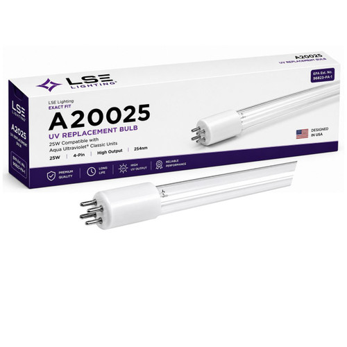 LSE Lighting A20025 Equivalent UV replacement Bulb 25 Watt 