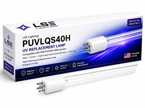LSE Lighting PUVLQS40H Equivalent UV Lamp compatible with PUR PUV15H 40W system 
