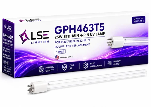 LSE Lighting GPH463T5 25W STD UV Lamp for Pentair FL-2542-IP 
