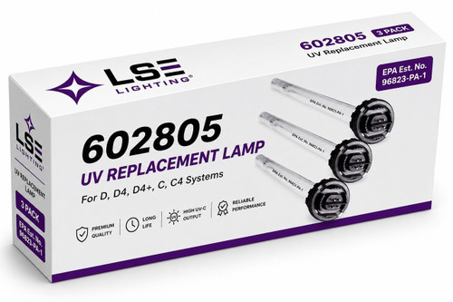 LSE Lighting 3-Pack Trojan 602805 Equivalent UV Lamp For UVMAX C/D C4/D4, DPLUS/D4 