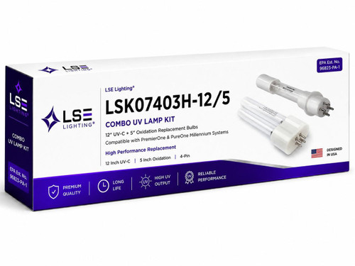 LSE Lighting LSK07403H-12/5 Combo 12" and 5" UV Lamp for PremierOne 