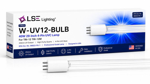 LSE Lighting W-UV12-BULB 40W UV Lamp Intended for Triton TRI-12 TRI-12M 