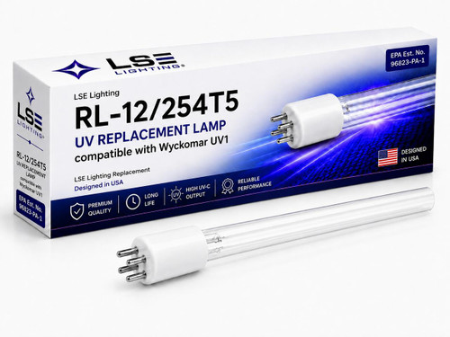 LSE Lighting RL-12/254T5 UV Lamp Intended for Wyckomar UV-1 