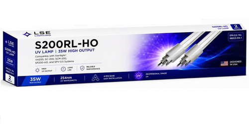 LSE Lighting (2-Pack) S200RL-HO Replacement Lamps with O-Rings 