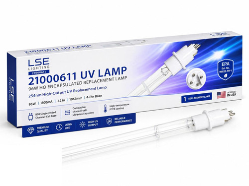 LSE Lighting 21000611 96W HO Encapsulated UV Replacement Lamp 