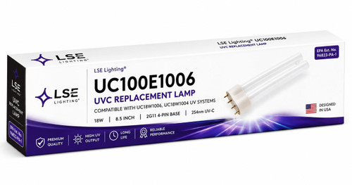 LSE Lighting UV Bulb 18W UC18W1004 for Air UV100A1000, UV100E1043 
