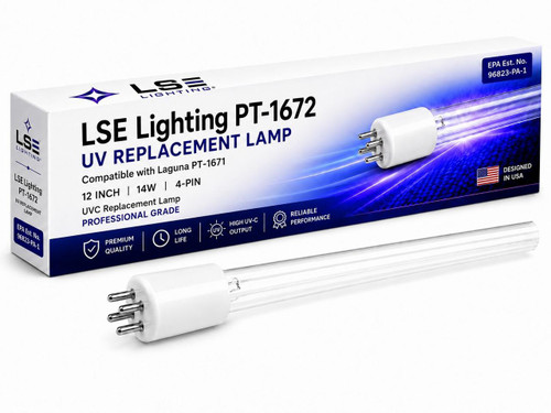 LSE Lighting PT-1672 14W UV Bulb Intended for Laguna Model #PT-1671 | Designed in USA 
