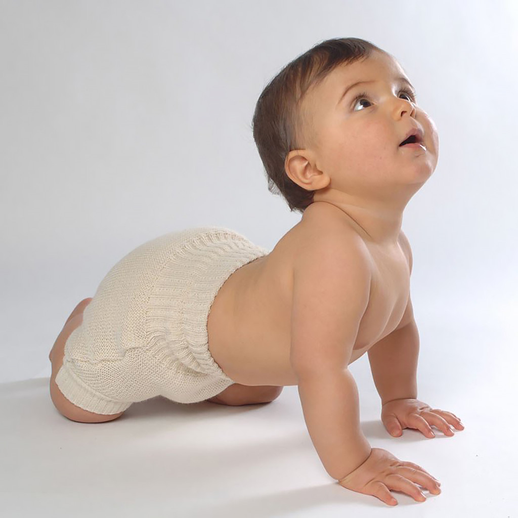REIFF - Overnight Double Knit Diaper Cover, 100% Organic Merino Wool Diaper
