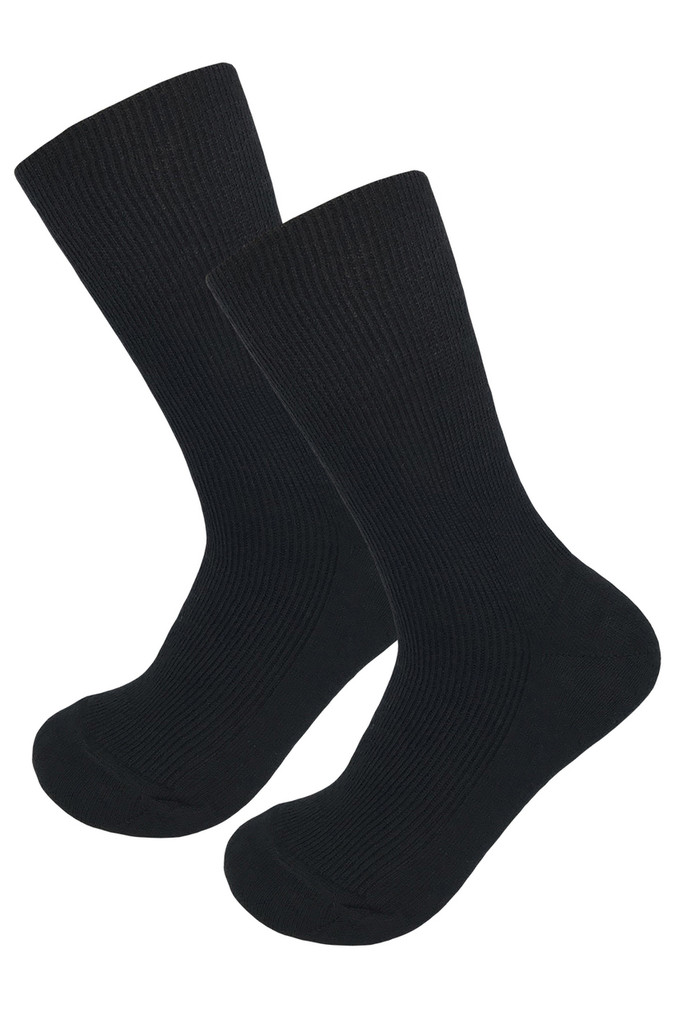 Hirsch Natur - Organic Wool Cotton Blend Dress Socks, Sizes 6-11.5 for Men  and Women