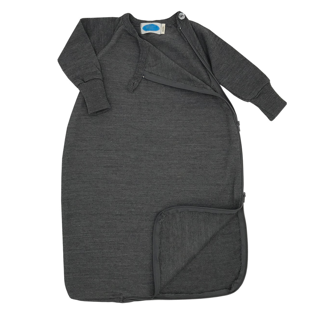 REIFF - Baby Toddler Sleeping Bag Wearable Blanket with Sleeves, Organic Merino Wool, Sizes NB – 4T