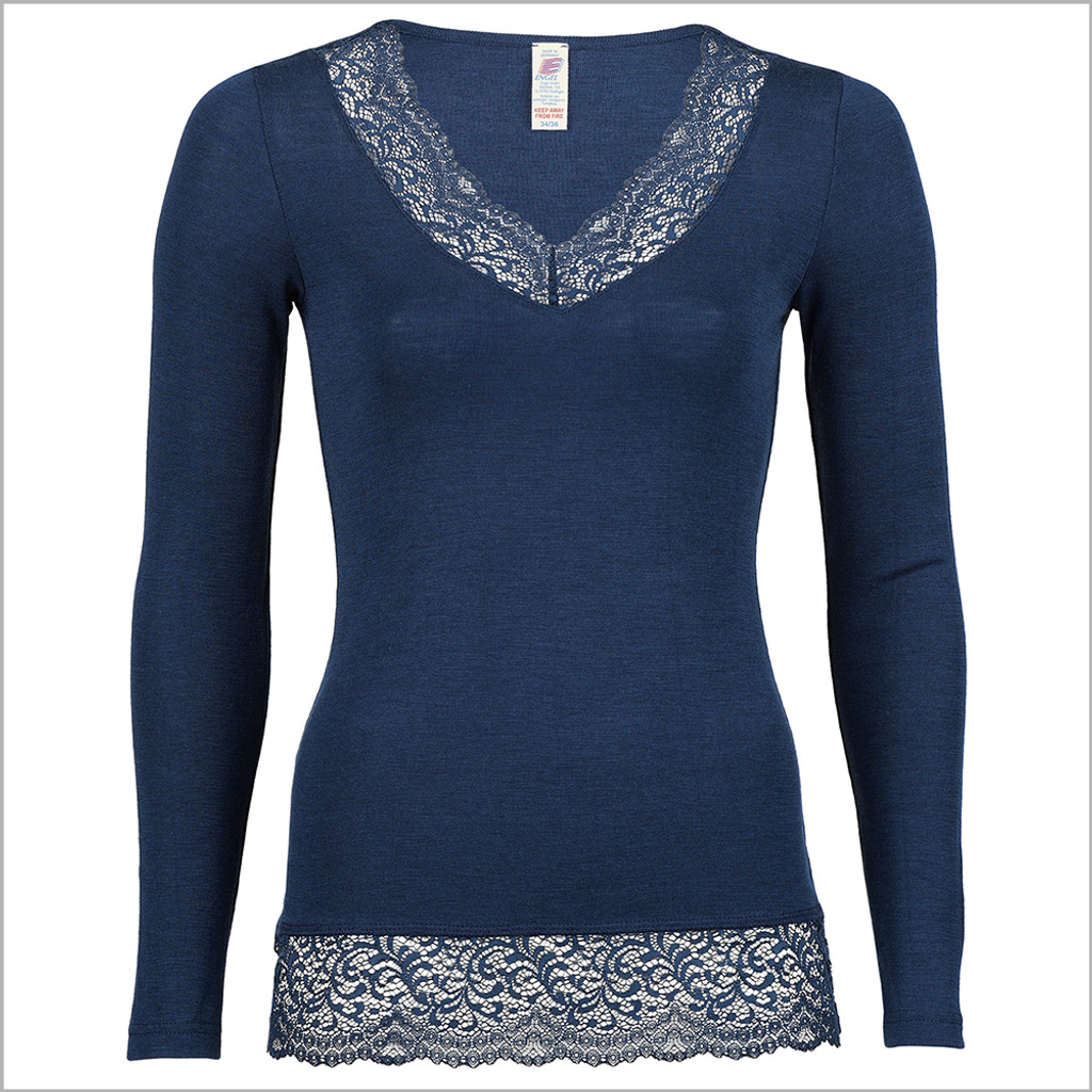 v neck thermal top women's