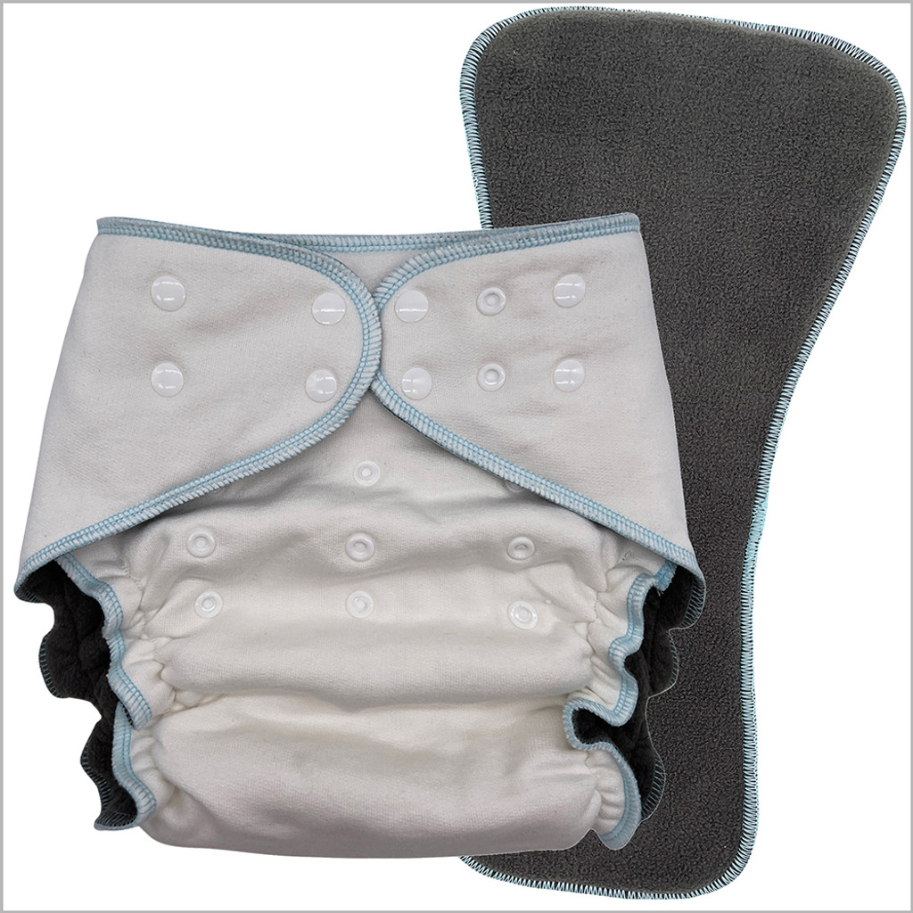 XL 3D Gusset Pocket Diaper™ in Frolicking Fillies