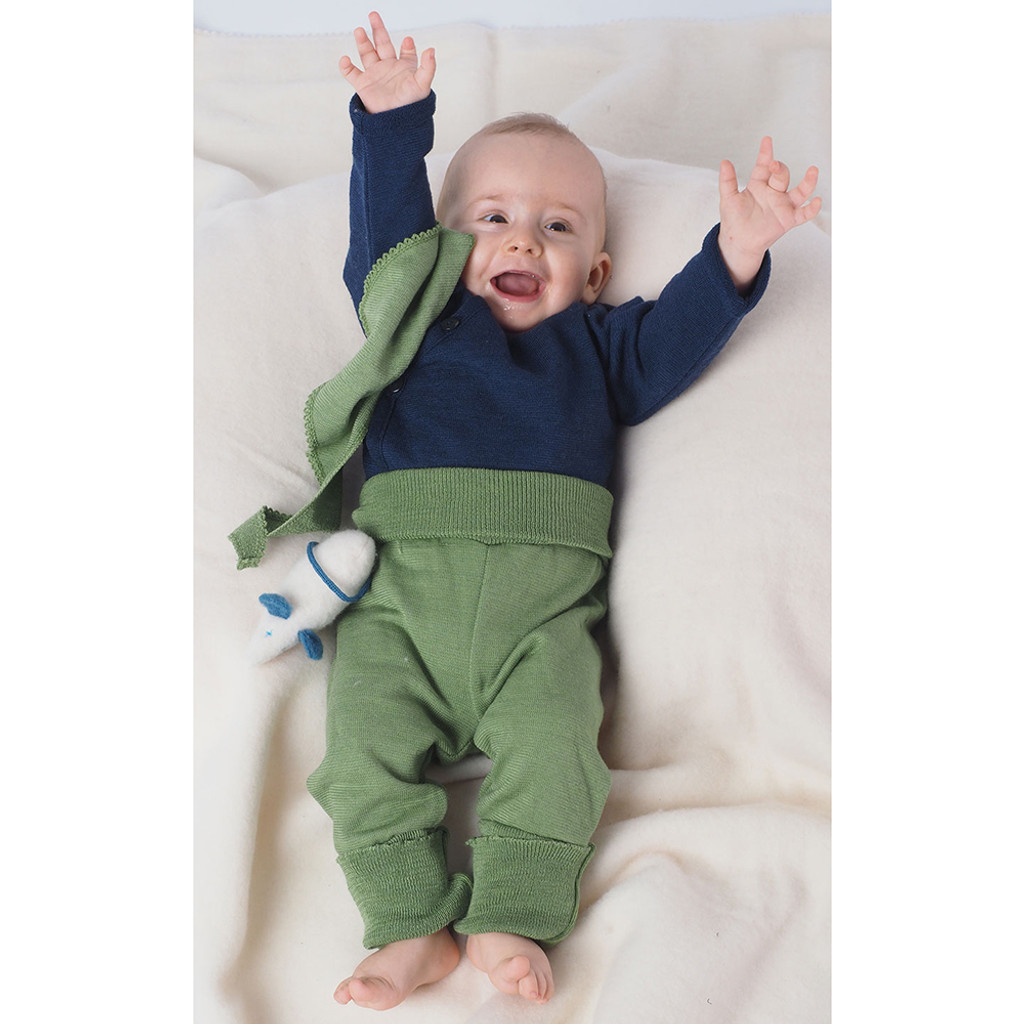 Organic Merino Wool and Silk Pants for Baby Boys and Girls FINAL SALE