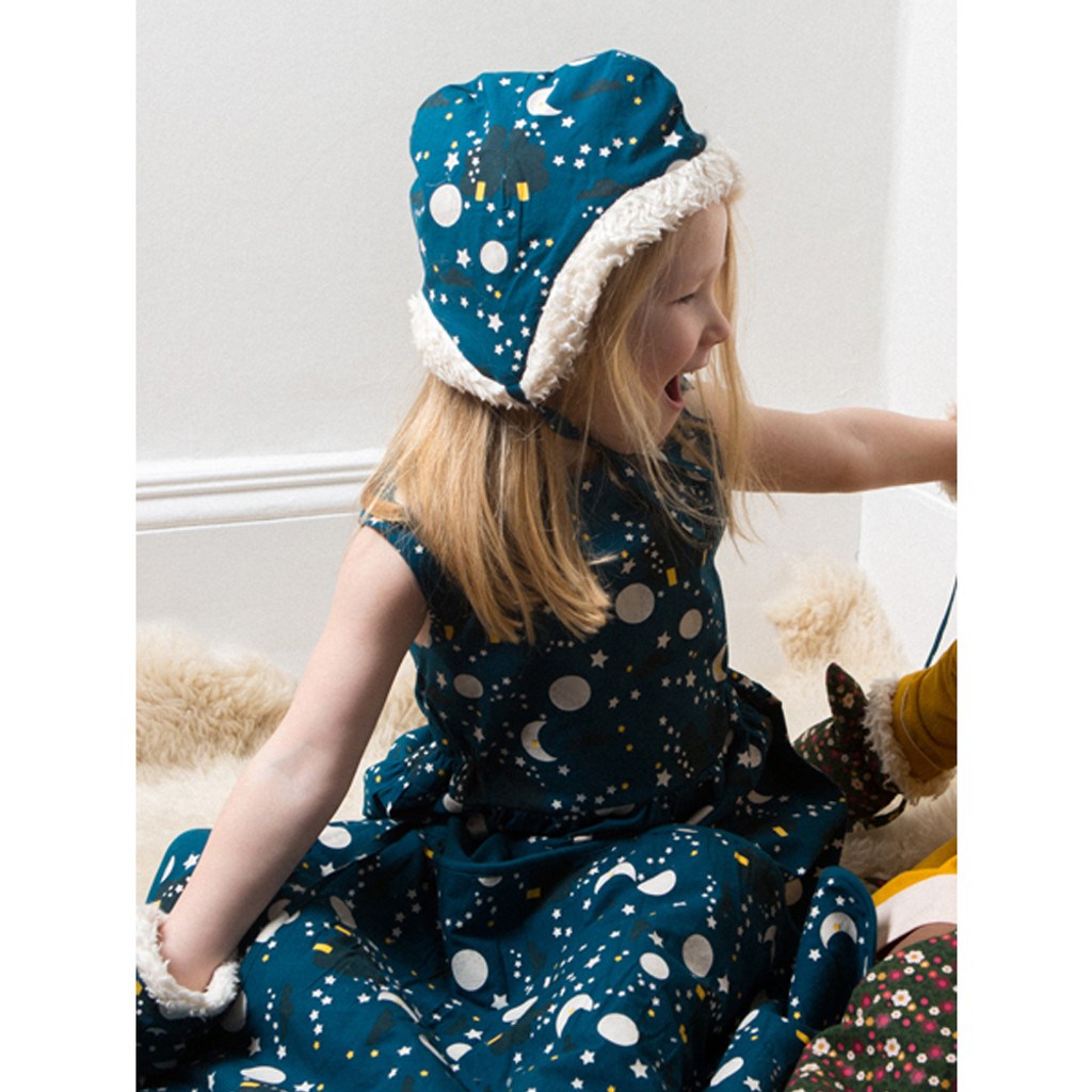 Little Green Radicals - Little Girls' Sleeveless Summer Dress - 100% Organic Cotton European Designer Childrenswear, Sizes 1-8 Years