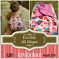 Review & Giveaway: All-In-One Cloth Diapers, hosted by "Reviews, Chews and How-to's" blog