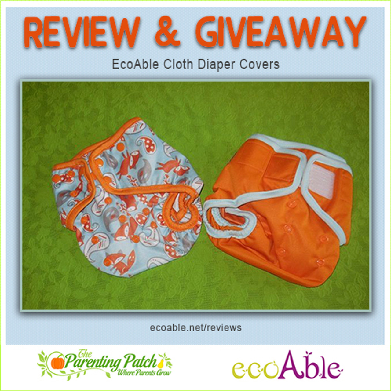 EcoAble Cloth Diaper Cover Review by The Parenting Patch
