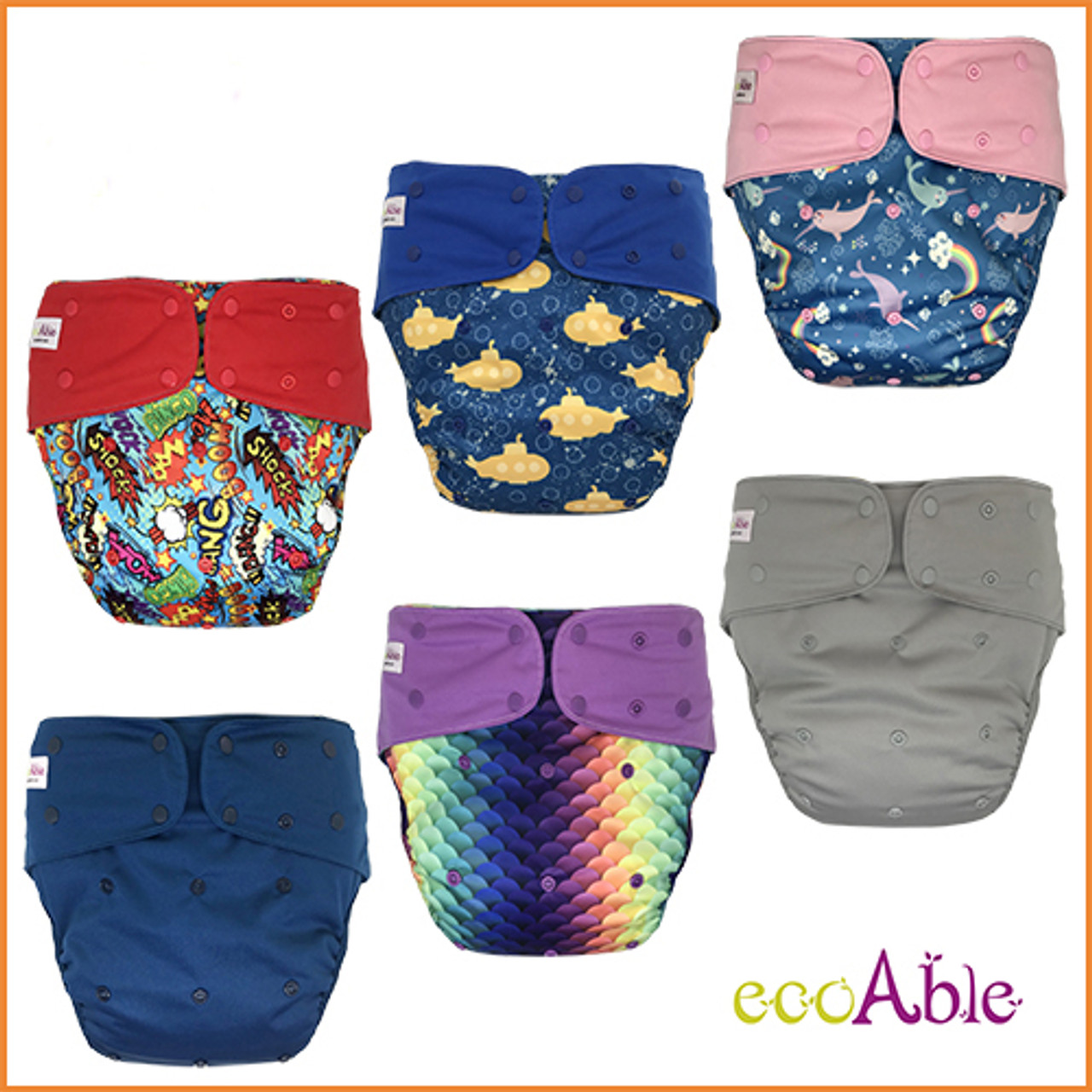 Video Review: EcoAble Youth, Teen or Adult Cloth Diaper Cover with Prefold and Insert