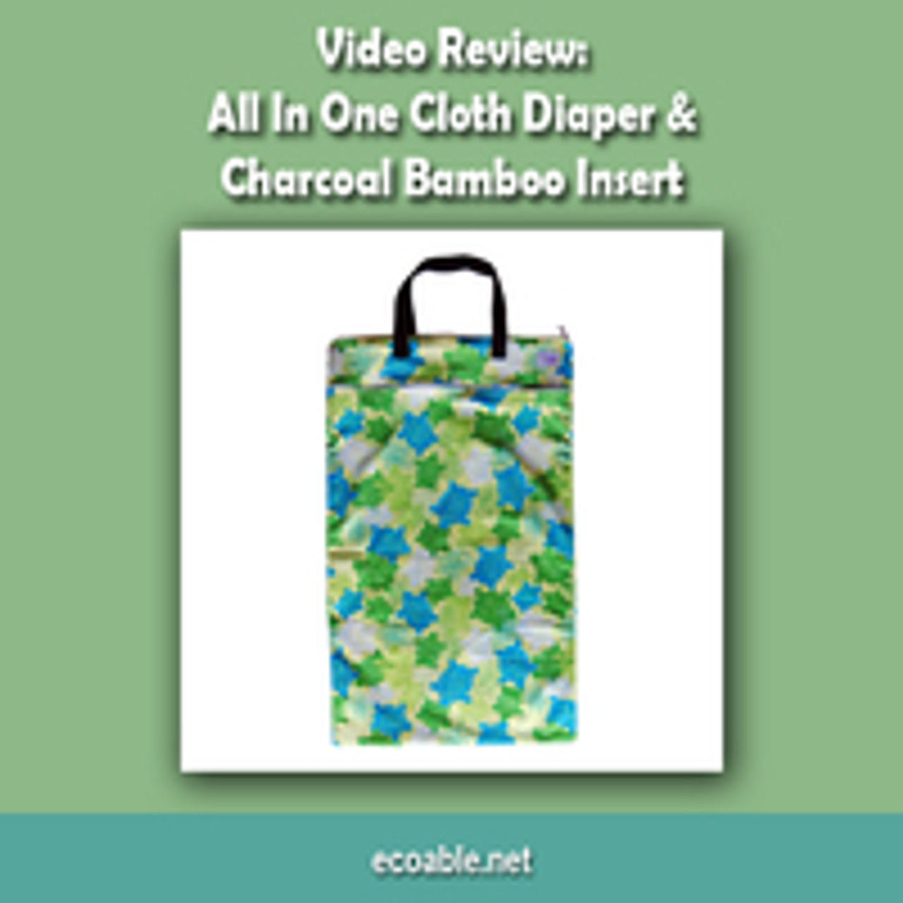 Video Review: ecoAble Hanging Wet/Dry Pail Bag for Cloth Diapers 