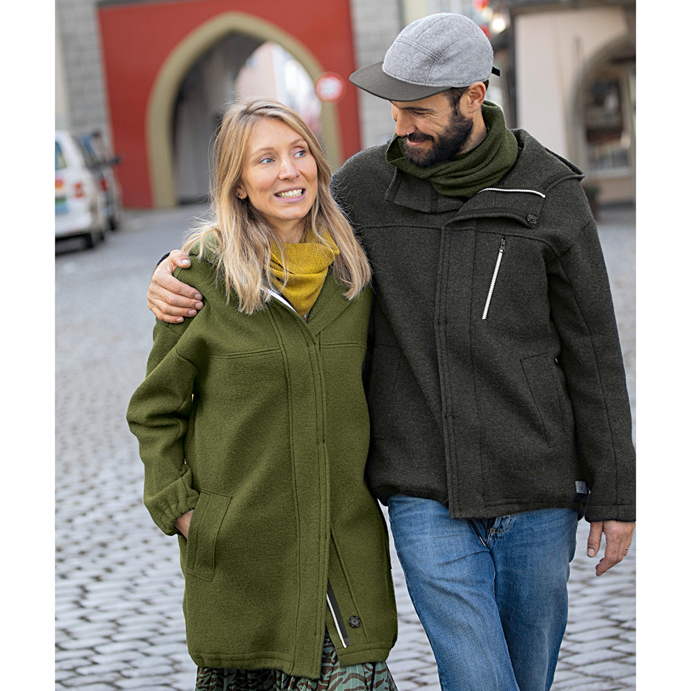 ジャケット・アウター Tohnai WOOL FLEECE RELAXED PARKA COAT Tohnai WOOL FLEECE RELAXED PARKA COAT TQWQT Men's Winter Warm