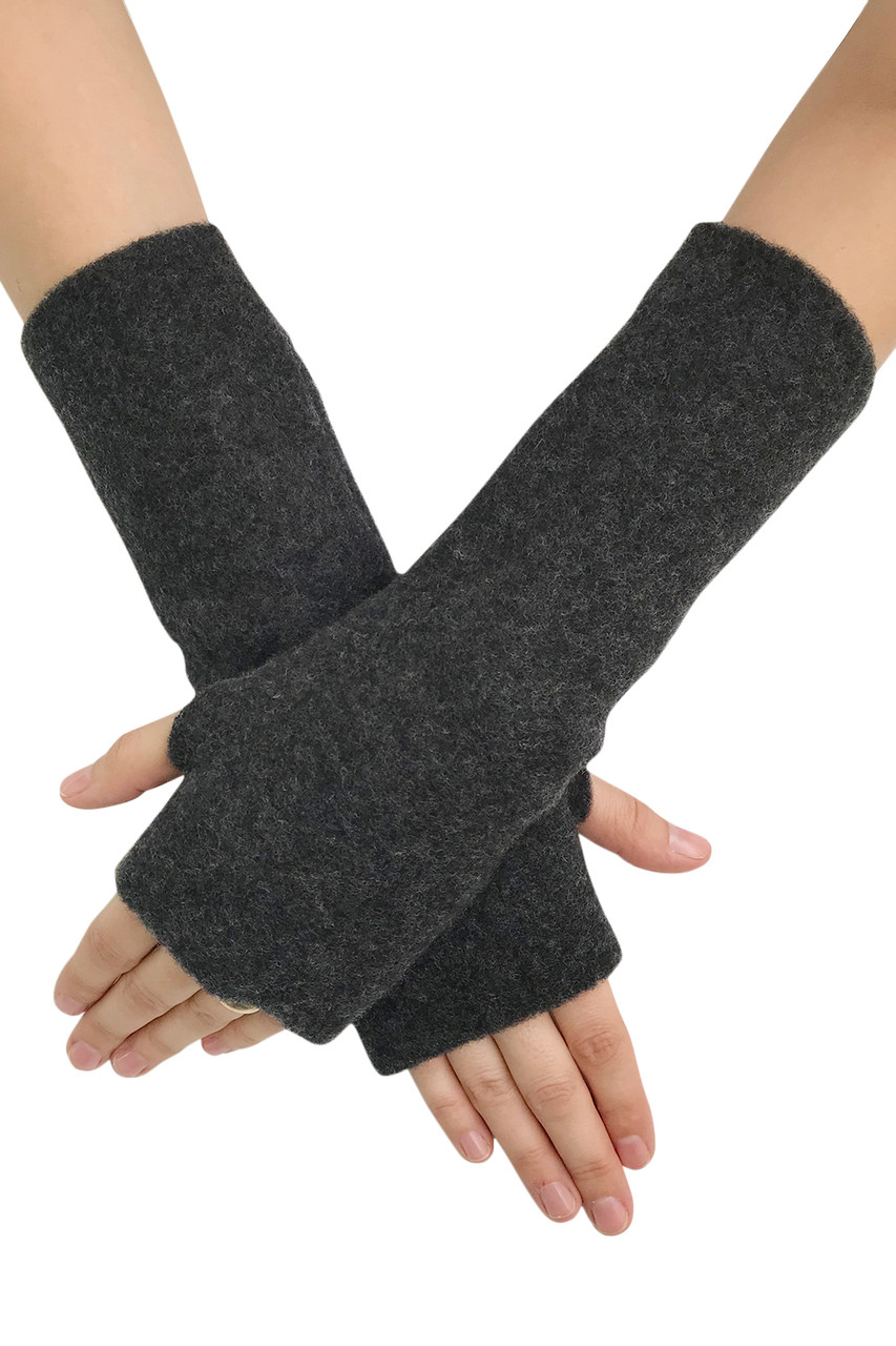 REIFF - Women's Arm Warmer Sleeves - Fingerless Gloves with Thumb
