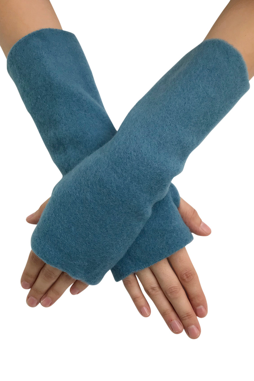 REIFF - Women's Arm Warmer Sleeves - Fingerless Gloves with Thumb