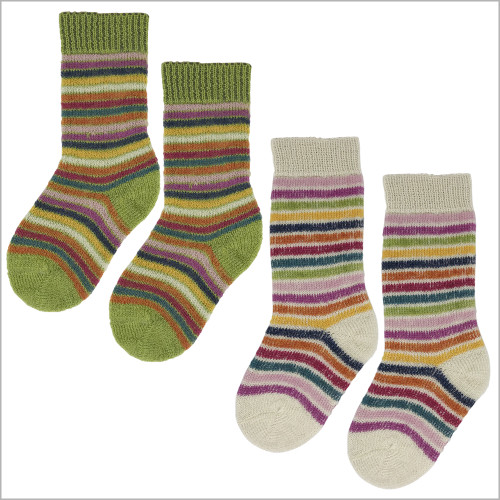 Hirsch Natur - 100% Organic Virgin Wool Socks for Girls and Boys, Size Baby – 8 Years