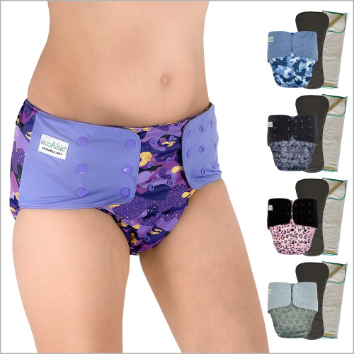  Special Needs Big Kids' Absorbent Briefs: Fitted Cloth