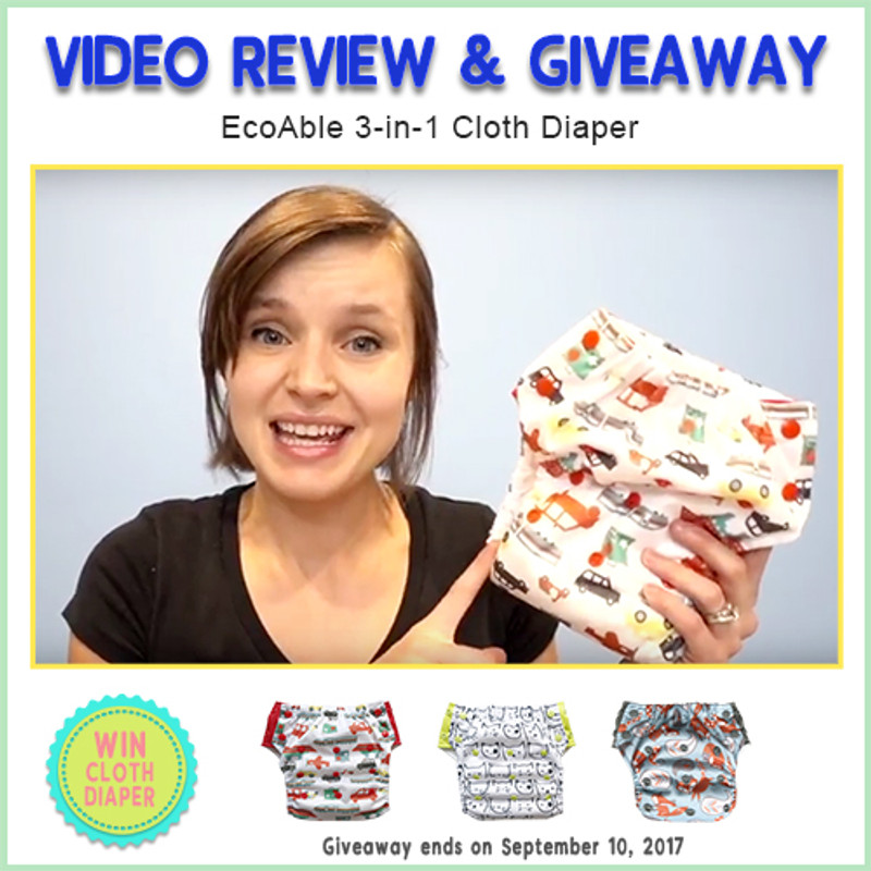 Video Review: EcoAble 3-in-1 Cloth Diaper by Faith's Attic