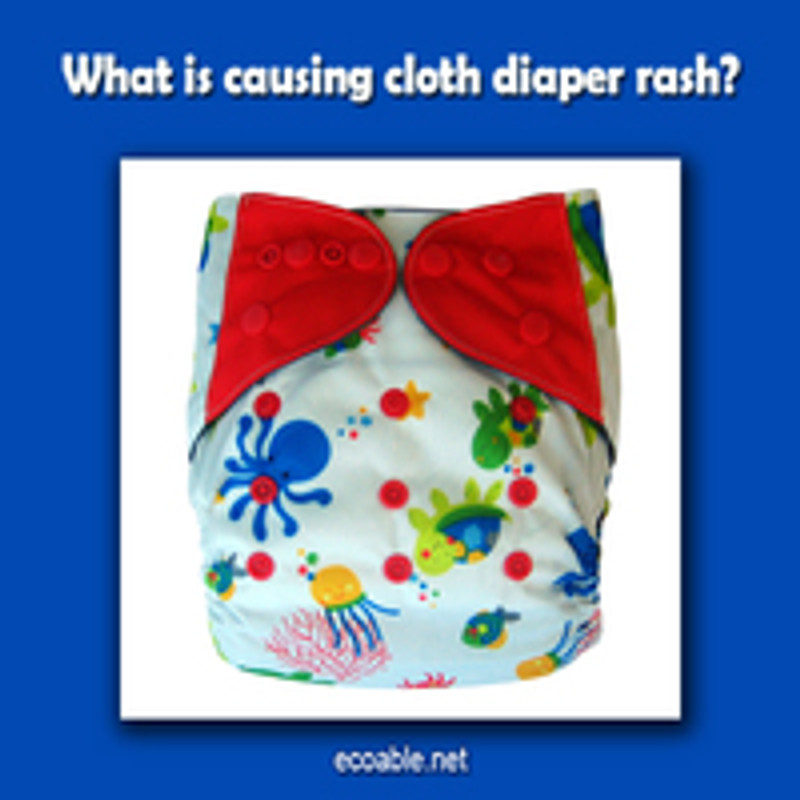 What is causing cloth diaper rash?
