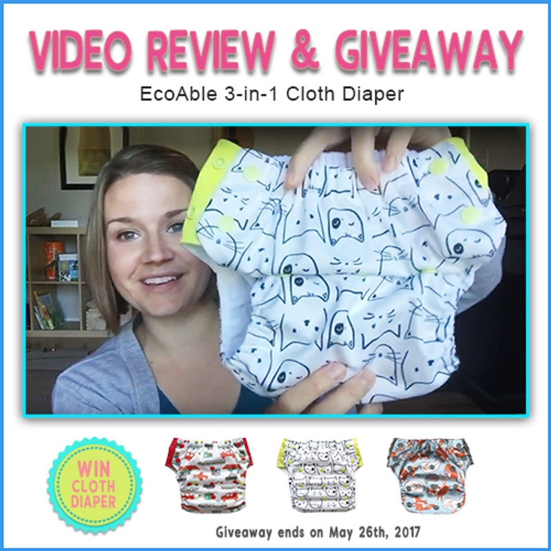 Video Review: EcoAble 3-in-1 Cloth Diaper by Ellen V.S.