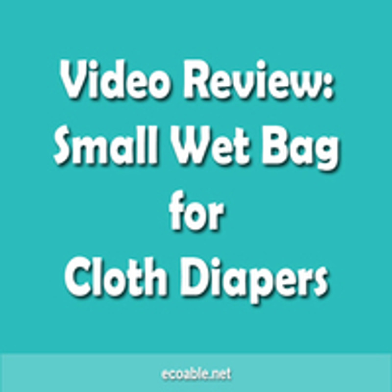 Video Review: Small Wet Bag for Cloth Diapers