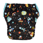 Hybrid Cloth Diaper - Reusable Training Pants, Swim Diaper, Special Needs  Briefs, Fits from Baby up to 10 Years (Size 3, Whale)