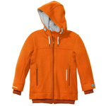 DISANA - Kids' Wool Jacket: Warm Outdoor Coat with Hood, 100