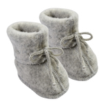 REIFF - 100% Organic Merino Wool Fleece Newborn Baby Socks Booties, 0-12  months